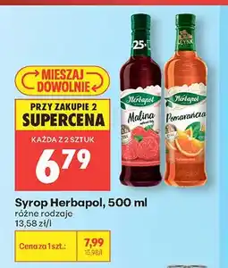 Biedronka Syrop Herbapol pomarańcza oferta