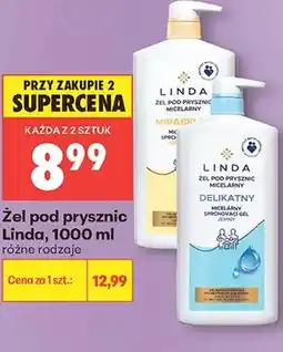 Biedronka Żel pod prysznic micelarny Linda Mirabelka oferta