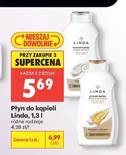 Biedronka Płyn do kąpieli Linda Kozie Mleko oferta