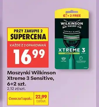 Biedronka Maszynki Wilkinson Xtreme 3 Sensitive oferta