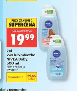 Biedronka Mleczko NIVEA Baby oferta