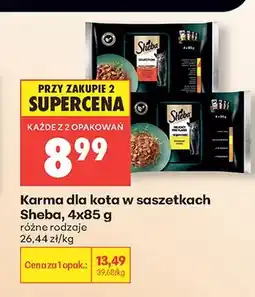 Biedronka Karma dla kota w saszetkach Sheba oferta