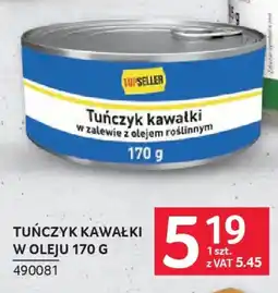 Selgros Topseller Tuńczyk kawałki w oleju oferta