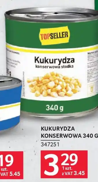 Topseller Kukurydza konserwowa słodka