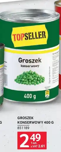 Selgros Topseller Groszek konserwowy oferta