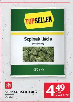 Selgros Topseller Szpinak liście oferta