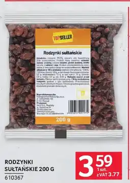 Selgros Topseller Rodzynki sułtańskie oferta