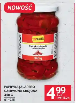 Selgros Topseller Papryka Jalapeño czerwona krojona oferta