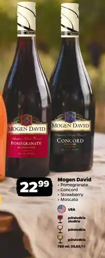 Netto Mogen David Pomegranate Concord Strawberry Moscato oferta