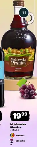 Netto Wino Mołdawska Piwnica Merlot oferta