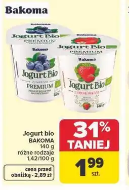 Carrefour Jogurt bio BAKOMA oferta
