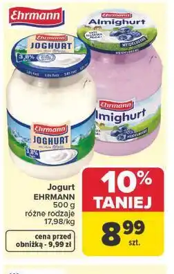 Carrefour Jogurt EHRMANN oferta