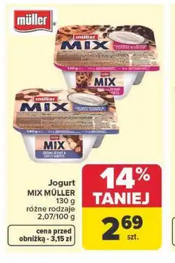 Carrefour Jogurt MIX MÜLLER oferta