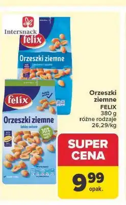 Carrefour Orzeszki ziemne FELIX 380 g różne rodzaje oferta
