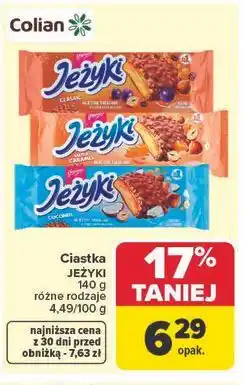 Carrefour Ciastka JEŻYKI oferta