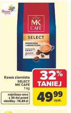 Carrefour Kawa ziarnista SELECT MK CAFÉ oferta
