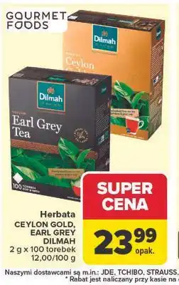 Carrefour Herbata CEYLON GOLD, EARL GREY DILMAH oferta