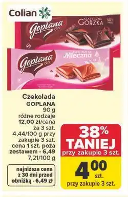 Carrefour Czekolada GOPLANA oferta