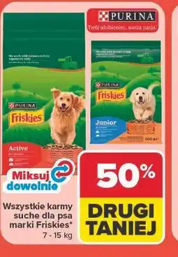 Carrefour Wszystkie karmy suche dla psa marki Friskies oferta