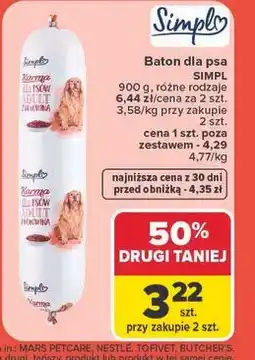 Carrefour Baton dla psa SIMPL oferta