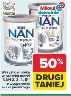 Carrefour Wszystkie mleka w proszku marki NAN z wyłączeniem mleka pierwszego oferta