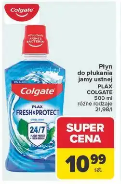 Carrefour Płyn do płukania jamy ustnej PLAX COLGATE oferta