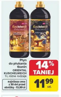 Carrefour Płyn do płukania tkanin ORIENTAL KUSCHELWEICH oferta