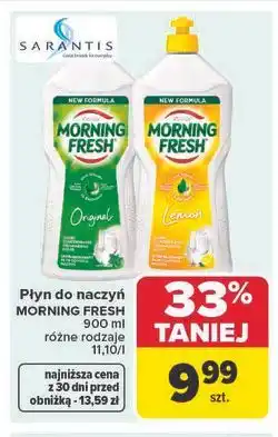 Carrefour Płyn do naczyń MORNING FRESH 900 ml różne rodzaje oferta