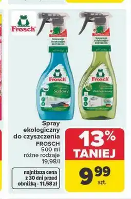 Carrefour Spray ekologiczny do czyszczenia FROSCH 500 ml różne rodzaje oferta
