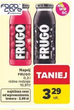 Carrefour Napój FRUGO 0,3 l różne rodzaje oferta