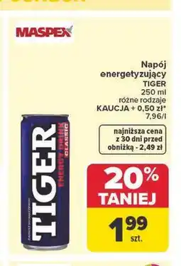 Carrefour Napój energetyzujący TIGER oferta