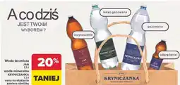 Carrefour Woda lecznicza JAN 1,5 l woda mineralna KRYNICZANKA oferta