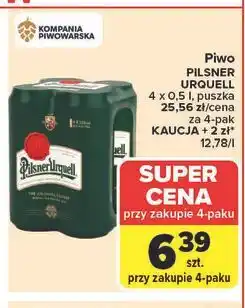 Carrefour Piwo PILSNER URQUELL oferta
