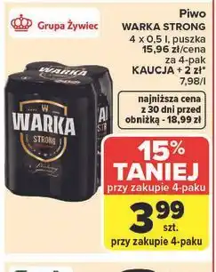 Carrefour Piwo WARKA STRONG oferta
