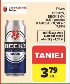 Carrefour Piwo BECK'S, BECK'S 0% oferta