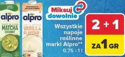 Carrefour Wszystkie napoje roślinne marki Alpro oferta