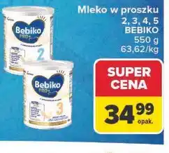 Carrefour Mleko w proszku 2, 3, 4, 5 BEBIKO oferta