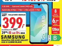 Media Expert Samsung Smartfon SM-A165 Galaxy A16 4+128GB Black oferta