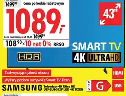 Media Expert Samsung Telewizor 4K Ultra HD UE43U8092F LED 4K tizen oferta