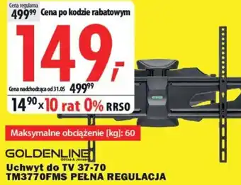 Goldenline Uchwyt do TV 37-70 TM3770FMS pełna regulacja