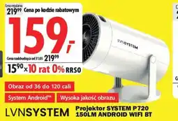 Media Expert Lvnsystem Projektor system P720 150LM android wifi bt oferta