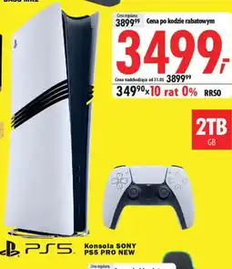 Media Expert Sony Konsola PS5 pro new oferta