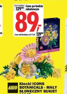 Media Expert Lego Klocki icons botanicals Mały słoneczny bukiet oferta
