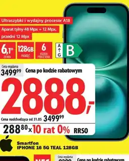 Media Expert Apple iPhone 16 5 g Teal 128GB oferta