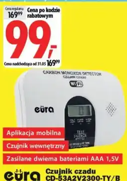 Media Expert Eura Czujnik czadu CD-53A2V2300-TY/B oferta