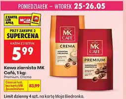 Biedronka Kawa ziarnista MK Café Crema oferta