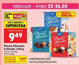 Biedronka Ptasie Mleczko E.Wedel waniliowe oferta