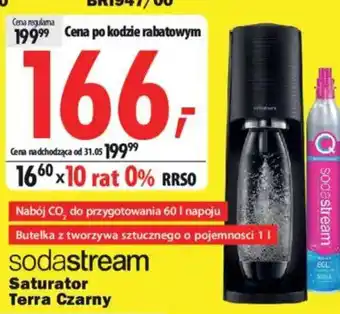 SodaStream Saturator Terra Czarny