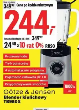 Media Expert Götze & Jensen Blender kielichowy TB950X oferta