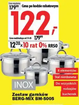 Media Expert Berg-Mix Zestaw garnków BM-5005 oferta